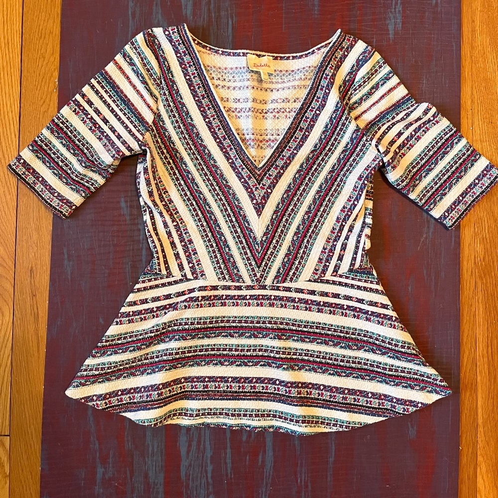 Anthropologie Peplum Top